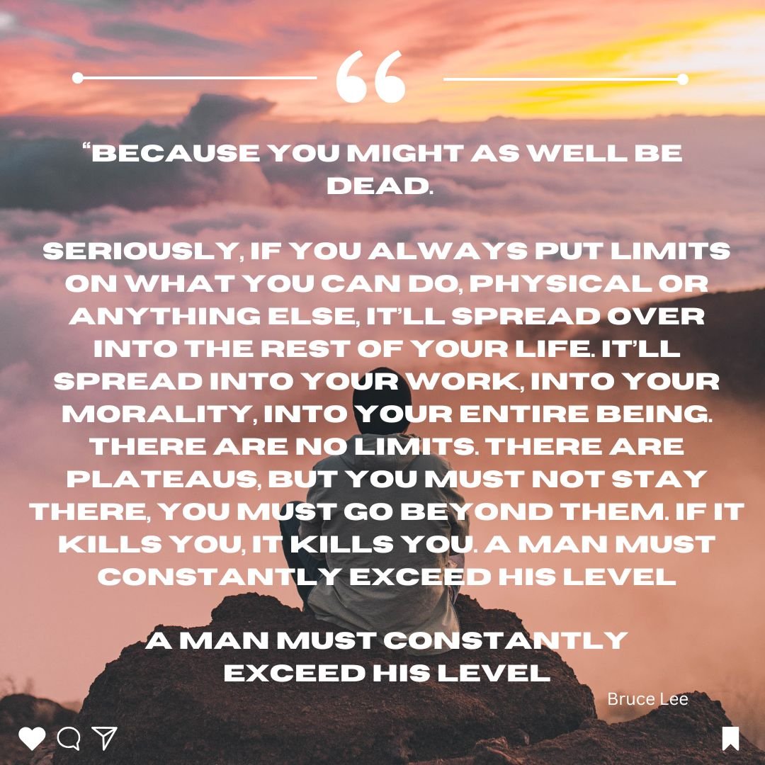 Home black and orange motivational quote instagram post